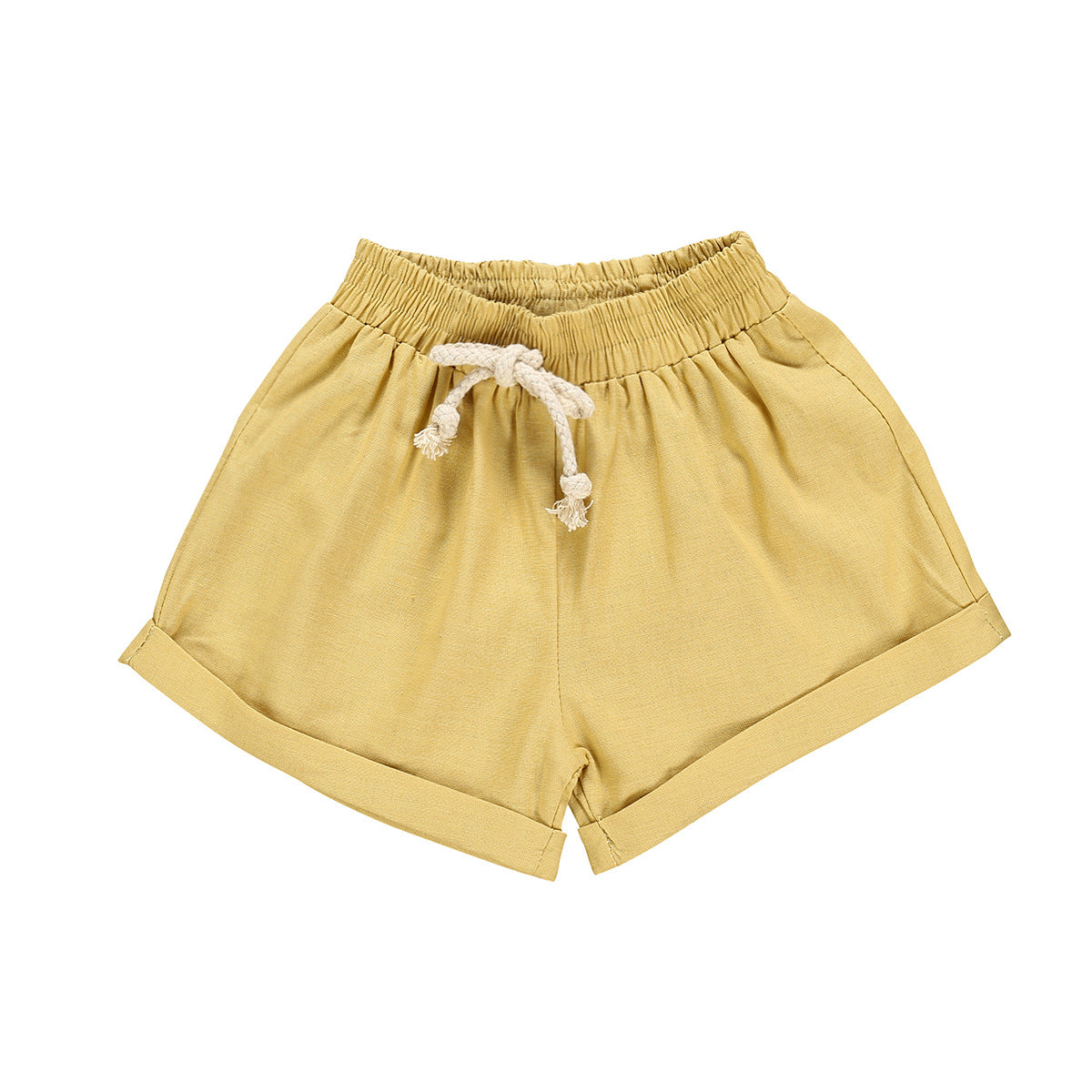 Solid Color Baby Shorts Solid Color Baby Shorts